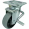 【CAINZ-DASH】トラスコ中山 ナイロンホイールウレタンキャスター 自在ストッパー付 Φ150 TYGUJB-150A【別送品】
