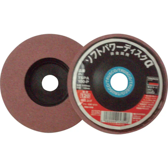 【CAINZ-DASH】トラスコ中山 ソフトパワーディスクα 非金属用Φ100 5個入 46# TSPA100-P【別送品】