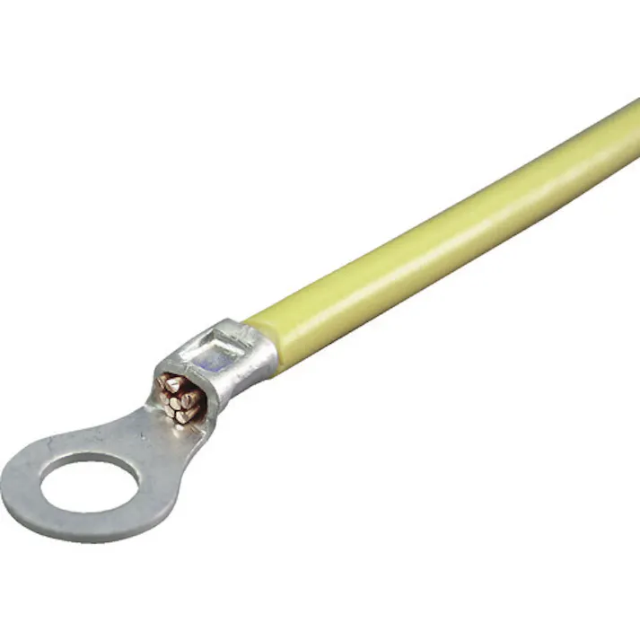 【CAINZ-DASH】トラスコ中山 裸圧着端子 丸形(6個入) スタッド径Φ8.4 全長32.5mm T-R14-8【別送品】