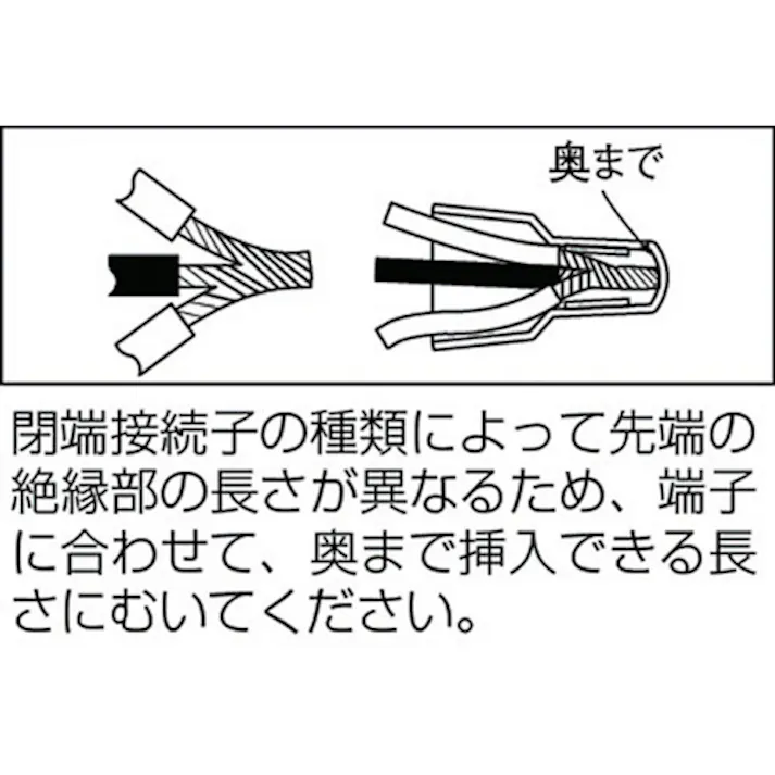 【CAINZ-DASH】トラスコ中山 絶縁被覆付閉端接続子CE-2 (35個入) T-CE-2【別送品】