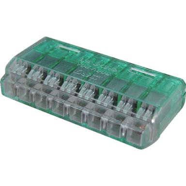 【CAINZ-DASH】トラスコ中山 差込形電線コネクタ極数８　（４個入） T-QL-8【別送品】