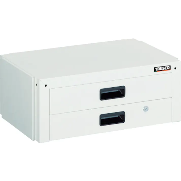 【CAINZ-DASH】トラスコ中山 ツールワゴン ドルフィン用引出 2段 750X500 ヤンググリーン DLWS-75X-YG【別送品】