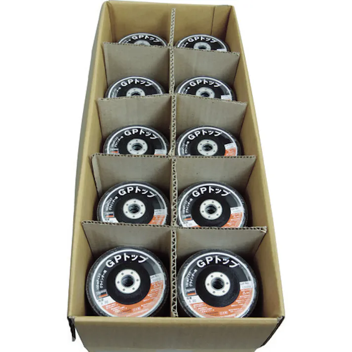 【CAINZ-DASH】トラスコ中山 まとめ買い GPトップ アランダム Φ100 #80 100枚入 TGP10015-A-80-100P【別送品】