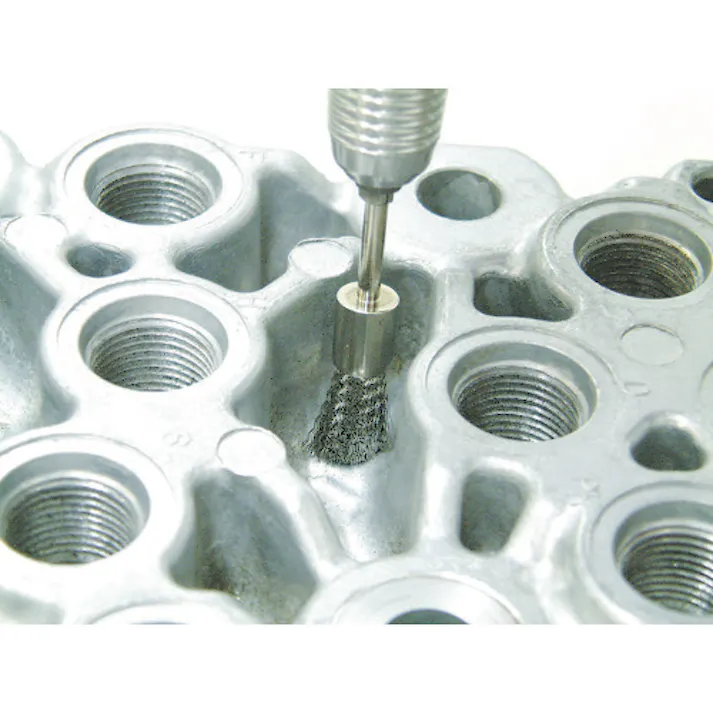 【CAINZ-DASH】トラスコ中山 エンド型ブラシ モノエイト 線0.15X筒径Φ8X軸Φ3 83E-11【別送品】