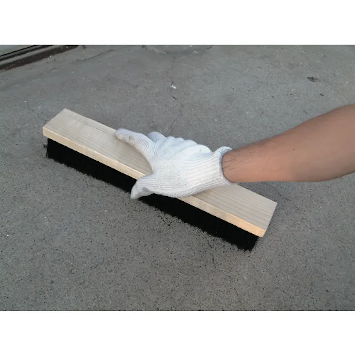 【CAINZ-DASH】トラスコ中山 左官用ブラシ 木製 筋カイ型ハンドル TB-SH【別送品】