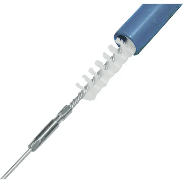 【CAINZ-DASH】トラスコ中山 チューブブラシ スパイラル型 ナイロン Φ22 CB-22N【別送品】