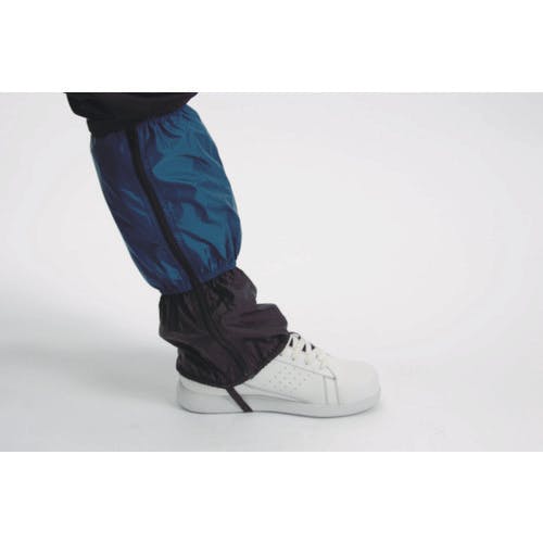 CAINZ-DASH】トラスコ中山 足カバー チャック付ロング インディゴ TLC