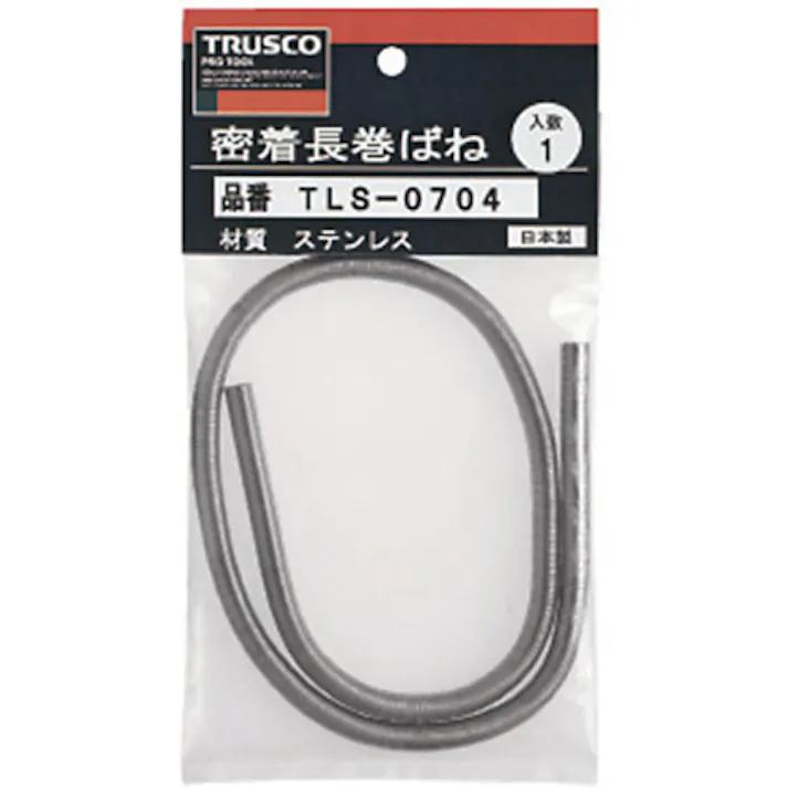 【CAINZ-DASH】トラスコ中山 密着長巻コイルばね 500mmD12×d0.6 TLS-1206【別送品】