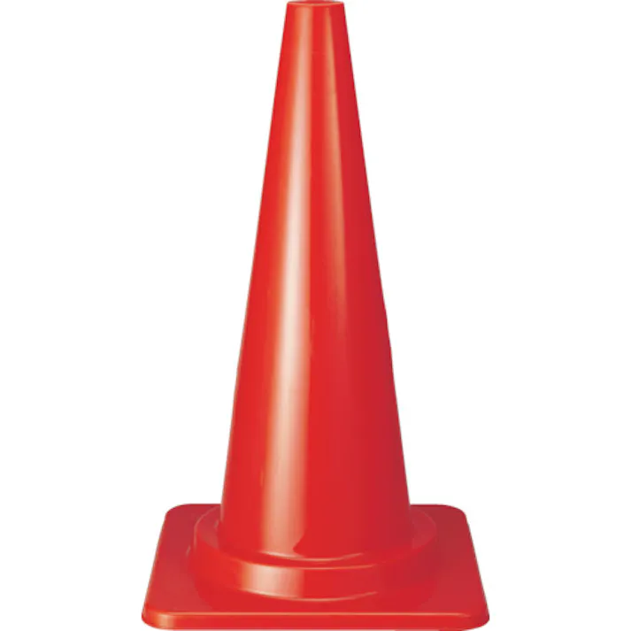 【CAINZ-DASH】トラスコ中山 カットコーン40φ 幅380mmX高さ660mm レッド TCC-4C-R【別送品】