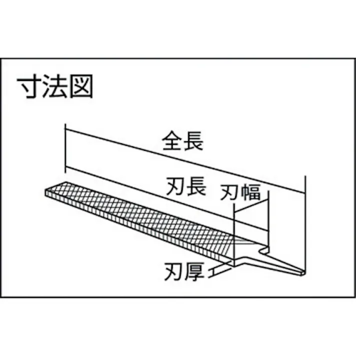 【CAINZ-DASH】トラスコ中山 鉄工用ヤスリ 平 油目 刃長150 THI150-04【別送品】