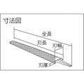 【CAINZ-DASH】トラスコ中山 鉄工用ヤスリ　半丸　荒目　刃長２５０ THA250-01【別送品】