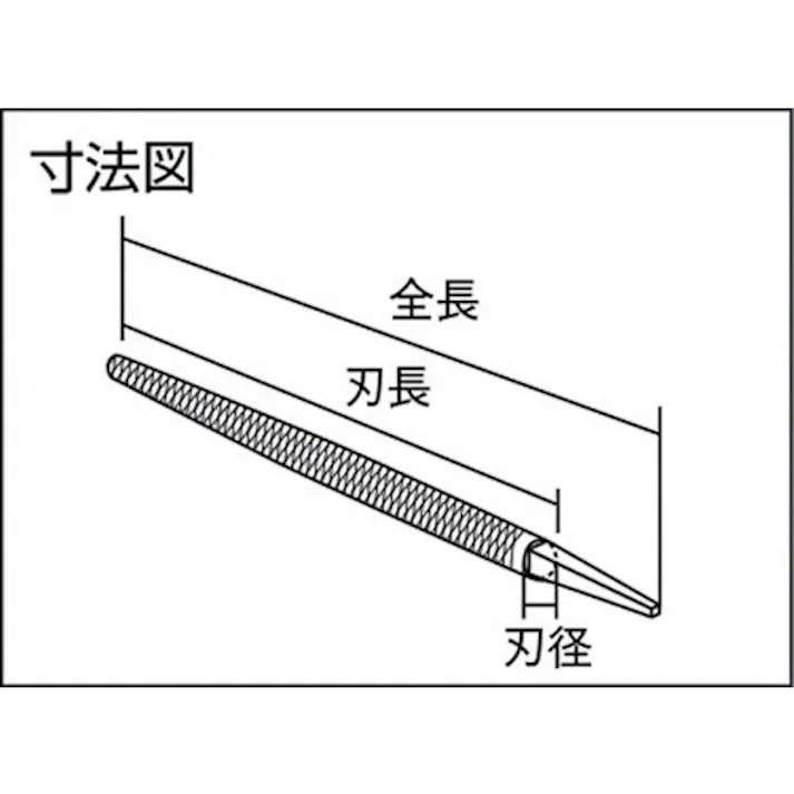 【CAINZ-DASH】トラスコ中山 鉄工用ヤスリ 丸 細目 刃長200 TMA200-03【別送品】