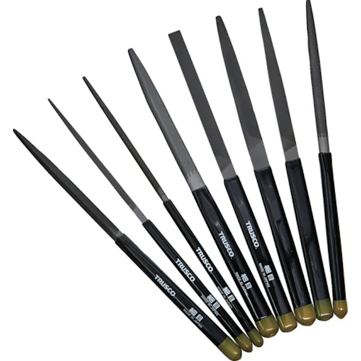 【CAINZ-DASH】トラスコ中山 組ヤスリセット 荒目 全長200mm(8本組サイズ) TST008-01【別送品】