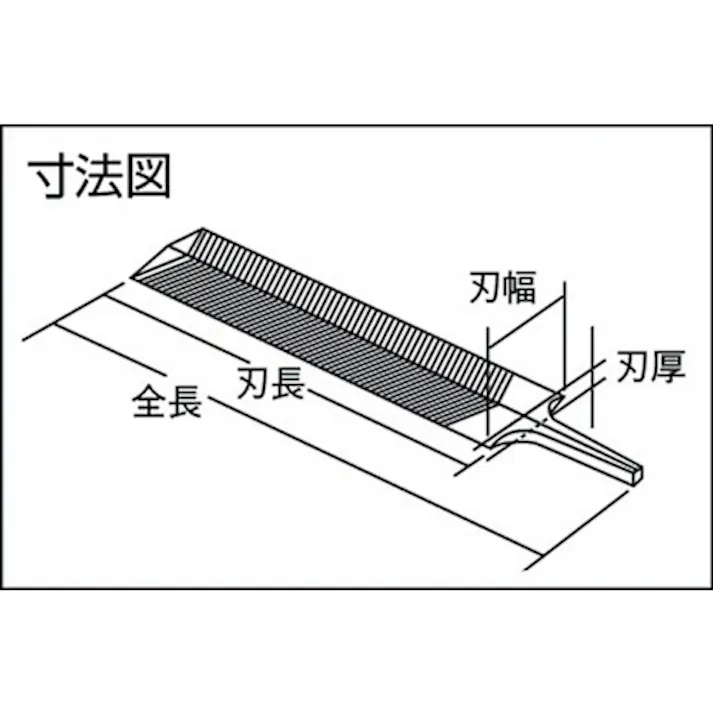【CAINZ-DASH】トラスコ中山 両刃ヤスリ 75mm 中目 TRH075-22【別送品】
