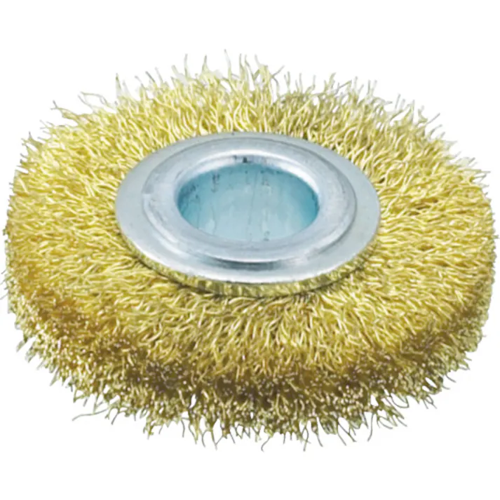 【CAINZ-DASH】トラスコ中山 ホイルブラシ 38X10mm穴 真鍮線 線径0.15 TB-6314【別送品】