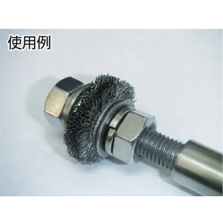 【CAINZ-DASH】トラスコ中山 ホイルブラシ 32X10mm穴 鋼線 線径0.3 TB-6302【別送品】