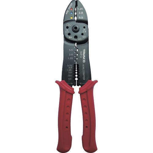 トラスコ中山 圧着ペンチ絶縁端子用/接続端子用 TAP-6 手動圧着工具(圧着工具) トラスコ中山 圧着ペンチ絶縁端子用/接続端子用 TAP-6 手動圧着工具(圧着工具)