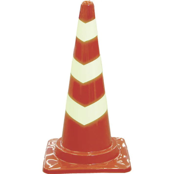 【CAINZ-DASH】トラスコ中山 チッコウコーン 幅380mmX高さ700mm レッド TCC-CK【別送品】