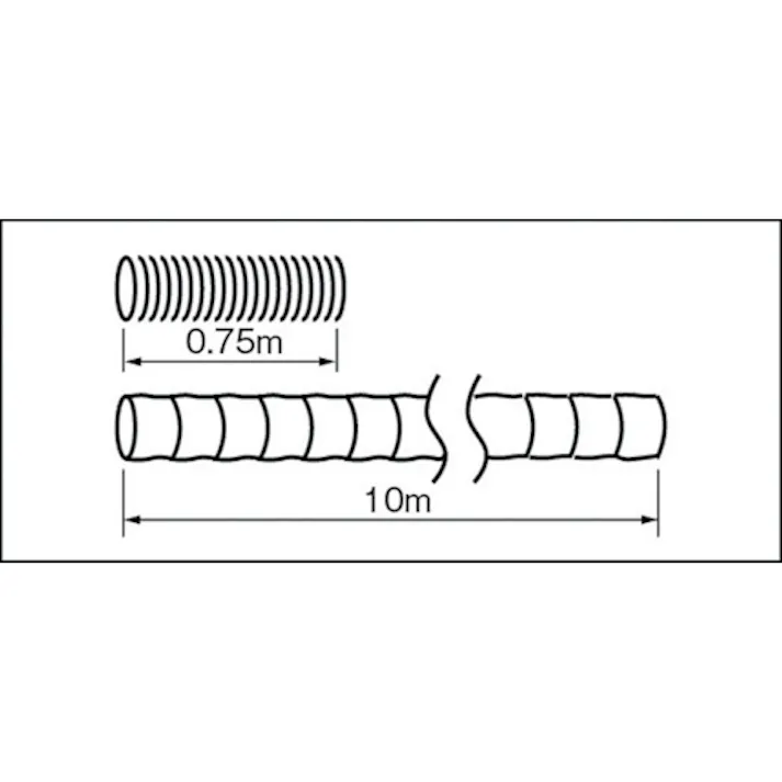【CAINZ-DASH】トラスコ中山 アルミフレキシブルダクト 内径Φ160X10m TAF-15010【別送品】