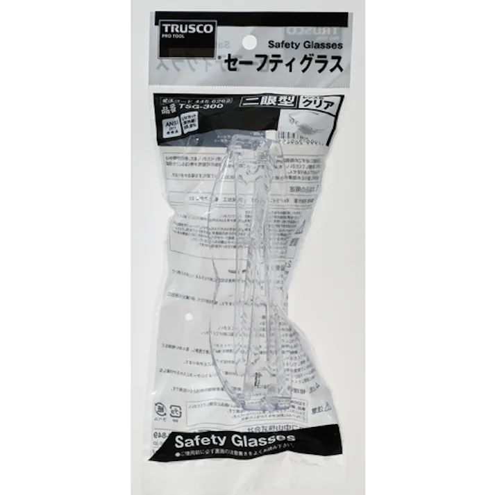 【CAINZ-DASH】トラスコ中山 二眼型セーフティグラス(透明) TSG-300【別送品】