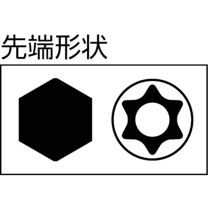 【CAINZ-DASH】トラスコ中山 ヘックスローブレンチ T15H(旗型レンチ) TTW-T15H【別送品】