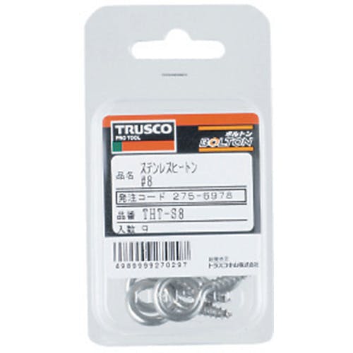 THT-S14 ステンレスヒートン TRUSCO 内径14.1mm 1パック(2本