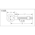 【CAINZ-DASH】トラスコ中山 デンデンボルト　スチール　ユニクロ　Ｍ８Ｘ８０ｍｍ TDB-0880【別送品】