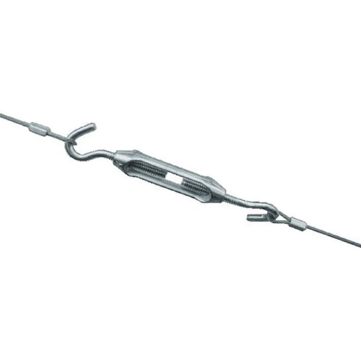 【CAINZ-DASH】トラスコ中山 枠式ターンバックル フック&フックタイプ ねじ径5/32 ユニクロ TTB-01【別送品】