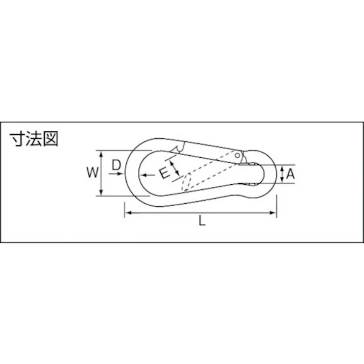 【CAINZ-DASH】トラスコ中山 スプリングフック スチール製 7×70mm TSH-07【別送品】