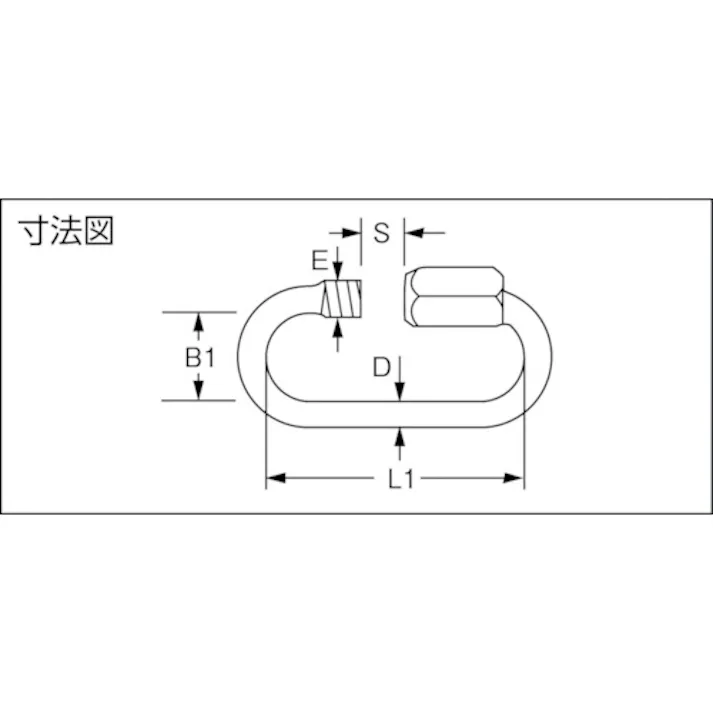【CAINZ-DASH】トラスコ中山 リングキャッチ スチール ユニクロ 両ねじタイプ 10mm TRK-010【別送品】