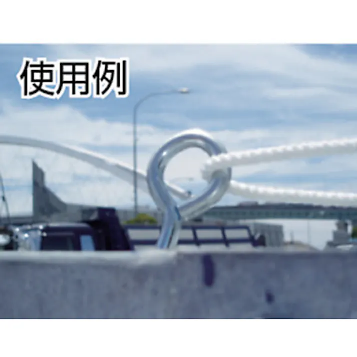 【CAINZ-DASH】トラスコ中山 ロングアイボルト スチール製 M6×50mm TAB-640L【別送品】