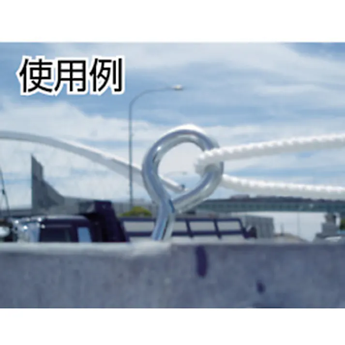 【CAINZ-DASH】トラスコ中山 ロングアイボルト スチール製 M12×100mm TAB-12100L【別送品】