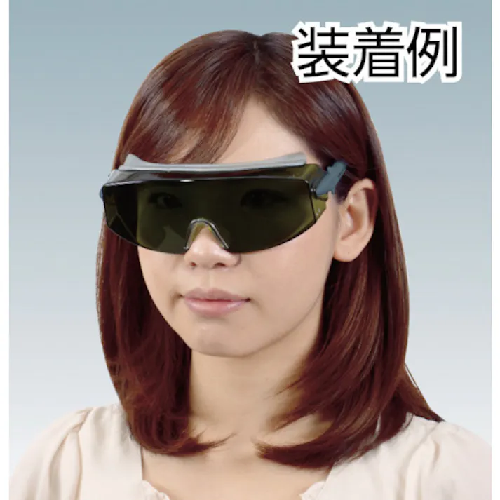 【CAINZ-DASH】トラスコ中山 一眼型遮光グラスガス溶接用プラスチック#1.7 TWG-17【別送品】