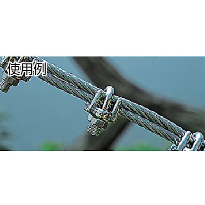 【CAINZ-DASH】トラスコ中山 ワイヤークリップ ステンレス製 3mm用 (2個入) TWC-3【別送品】