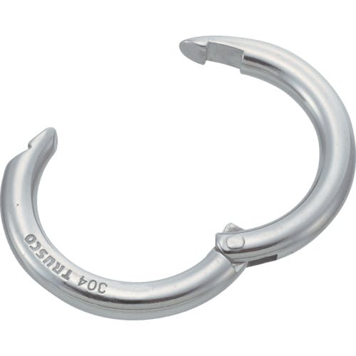 トラスコ中山 チェーンキャッチ ステンレス製 線径Φ4×長さ20mm (2個入) TCK-4 リング トラスコ中山 チェーンキャッチ ステンレス製 線径Φ4×長さ20mm (2個入) TCK-4 リング