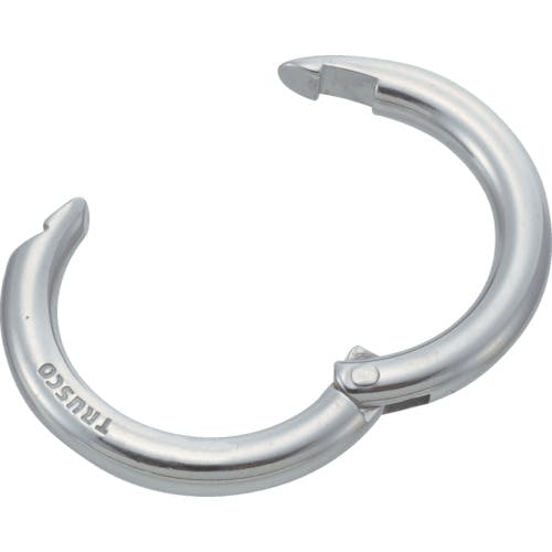 トラスコ中山 チェーンキャッチ ステンレス製 線径Φ5×長さ25mm (2個入) TCK-5 リング トラスコ中山 チェーンキャッチ ステンレス製 線径Φ5×長さ25mm (2個入) TCK-5 リング
