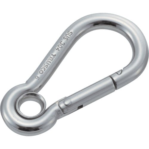トラスコ中山 ステンレススナップフック A型 線径Φ12×開口21mm (1個入) TSF-12A フック(荷役金具) トラスコ中山 ステンレススナップフック A型 線径Φ12×開口21mm (1個入) TSF-12A フック(荷役金具)