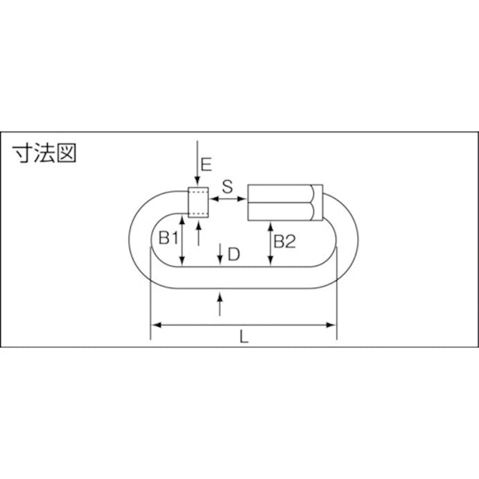 【CAINZ-DASH】トラスコ中山 リングキャッチ　ステン両ねじタイプ　２．５Φ×開口４．５ｍｍ　２個 TRC-2.5【別送品】