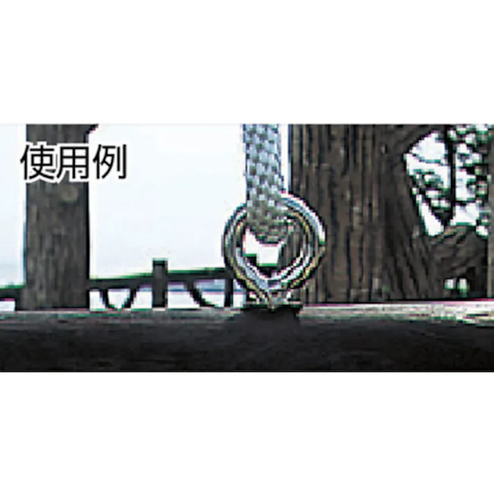 【CAINZ-DASH】トラスコ中山 ロングアイボルト ステンレス製 Φ3.5×穴径10×M4 (1個) TIB-4ML【別送品】