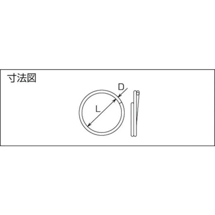 【CAINZ-DASH】トラスコ中山 ニ重リンク ステンレス製 線径Φ0.8×内径Φ8 (100個入) TWR-8-8【別送品】