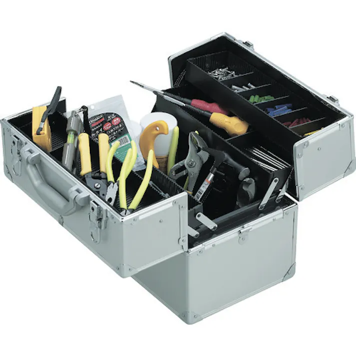 【CAINZ-DASH】トラスコ中山 アルミケース 両開き2段 TAC-360W【別送品】