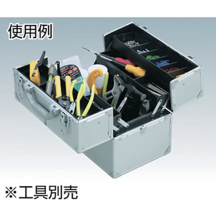 【CAINZ-DASH】トラスコ中山 アルミケース 両開き2段 TAC-360W【別送品】