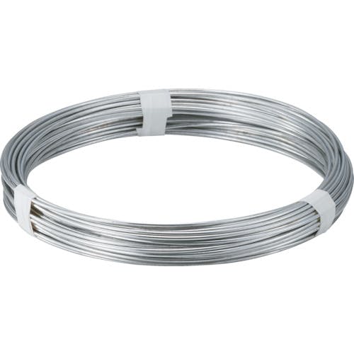 トラスコ中山 スチール針金 #18 線径1.2mm 1kg 溶融亜鉛メッキ TYW-12 針金