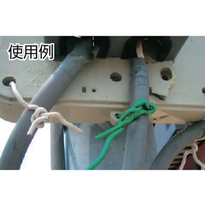 【CAINZ-DASH】トラスコ中山 カラー針金 ビニール被覆タイプ グリーン #10 線径3.2mm 1kg TCW-32GN【別送品】