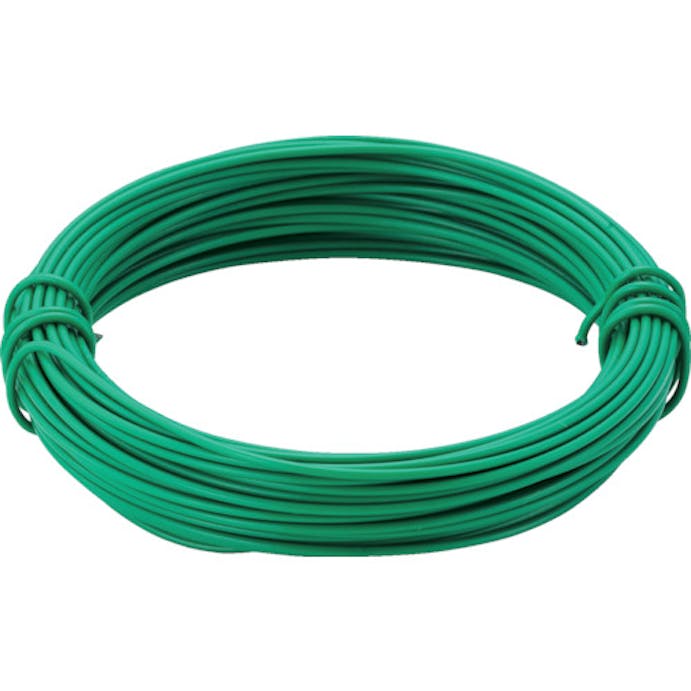 【CAINZ-DASH】トラスコ中山 カラー針金　小巻タイプ　緑　１８番手　線径１．２ｍｍ×１０ｍ TCWS-12GN【別送品】