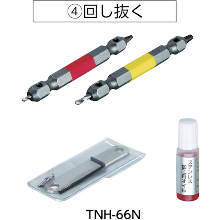 【CAINZ-DASH】トラスコ中山 なめたネジはずし工具セット 5点 TNNS-5【別送品】