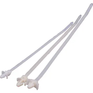 【CAINZ-DASH】トラスコ中山 プッシュマウントタイ(ウィング) 幅3.5x157 取付穴径4.6 TPWVS-155M【別送品】