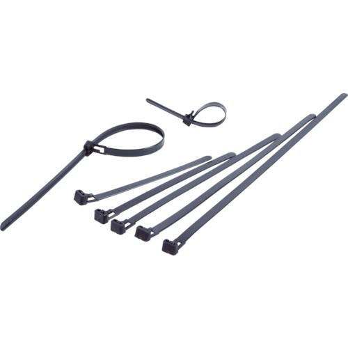 トラスコ中山 イージーリリ-スタイ幅7.6mm×125mm最大結束φ30耐候性 TRERHV-125LW ケーブルタイ(屋内・屋外用) トラスコ中山 イージーリリ-スタイ幅7.6mm×125mm最大結束φ30耐候性 TRERHV-125LW ケーブルタイ(屋内・屋外用)