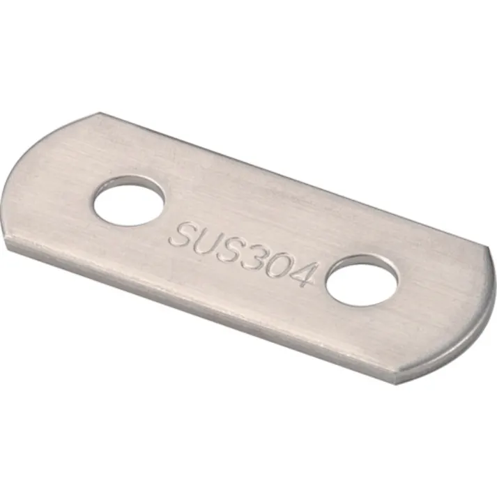 【CAINZ-DASH】トラスコ中山 ジョイント金具19型フラット ステンレス 長さ50 穴数2 TK19-F2S【別送品】