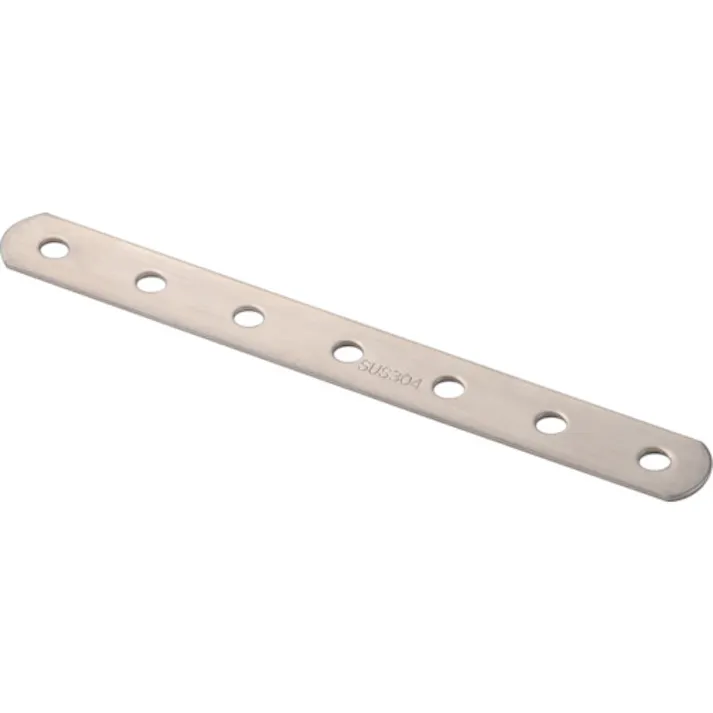 【CAINZ-DASH】トラスコ中山 ジョイント金具19型フラット ステンレス 長さ175 穴数7 TK19-F7S【別送品】